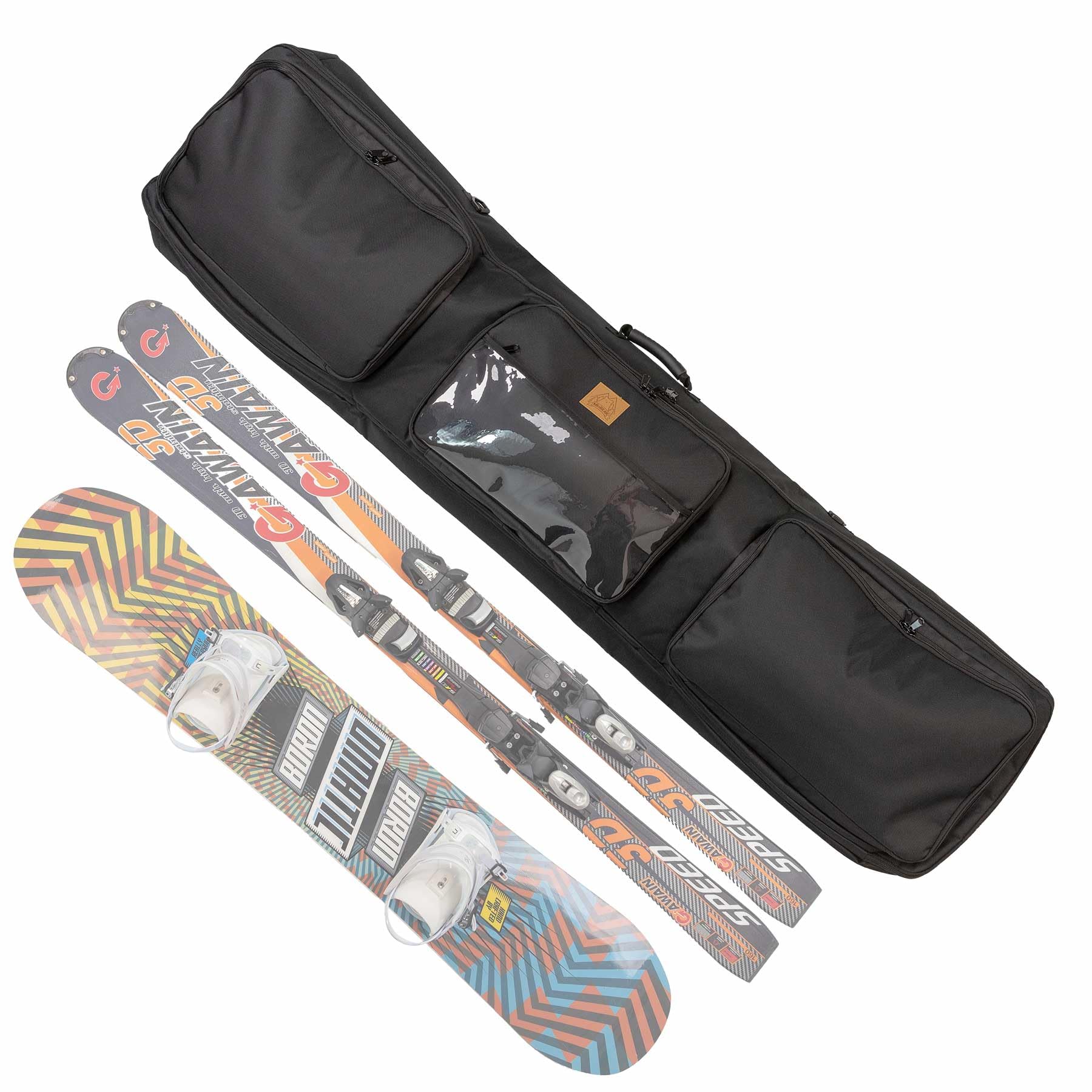 Amazon | スノーボードケース スキーバッグ スノボバッグ