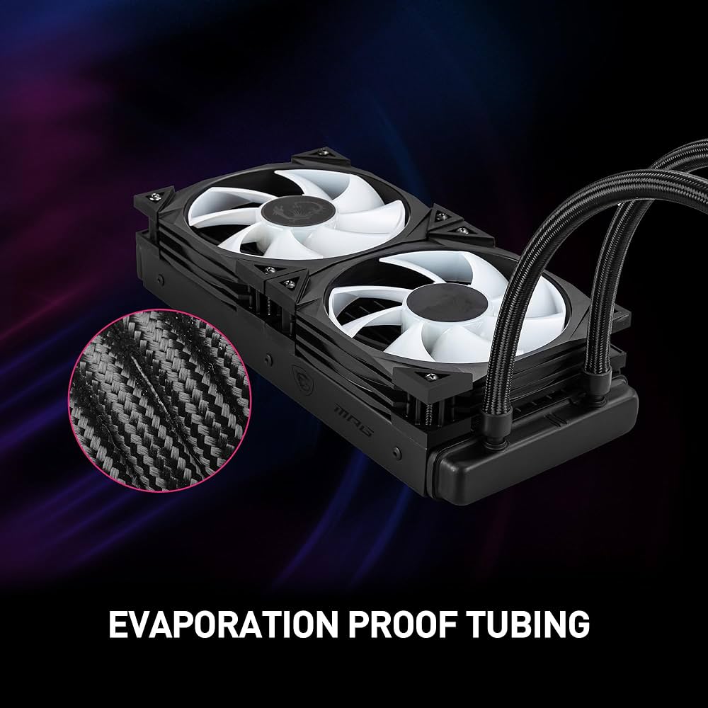 Amazon.co.jp: MSI MPG CoreLiquid D240 ARGB CPU液体クーラー - 2.4