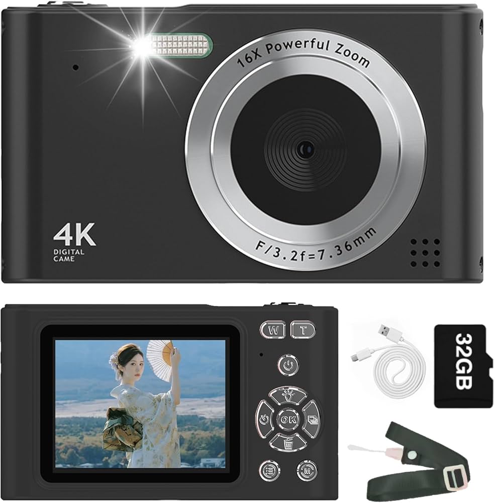 Amazon.co.jp: デジタルカメラ デジカメ 4800万画素 トイカメラ キッズ