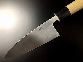 Amazon | 有次 包丁 特製出刃 150mm 日本製 白鋼2 築地 ARITSUGU