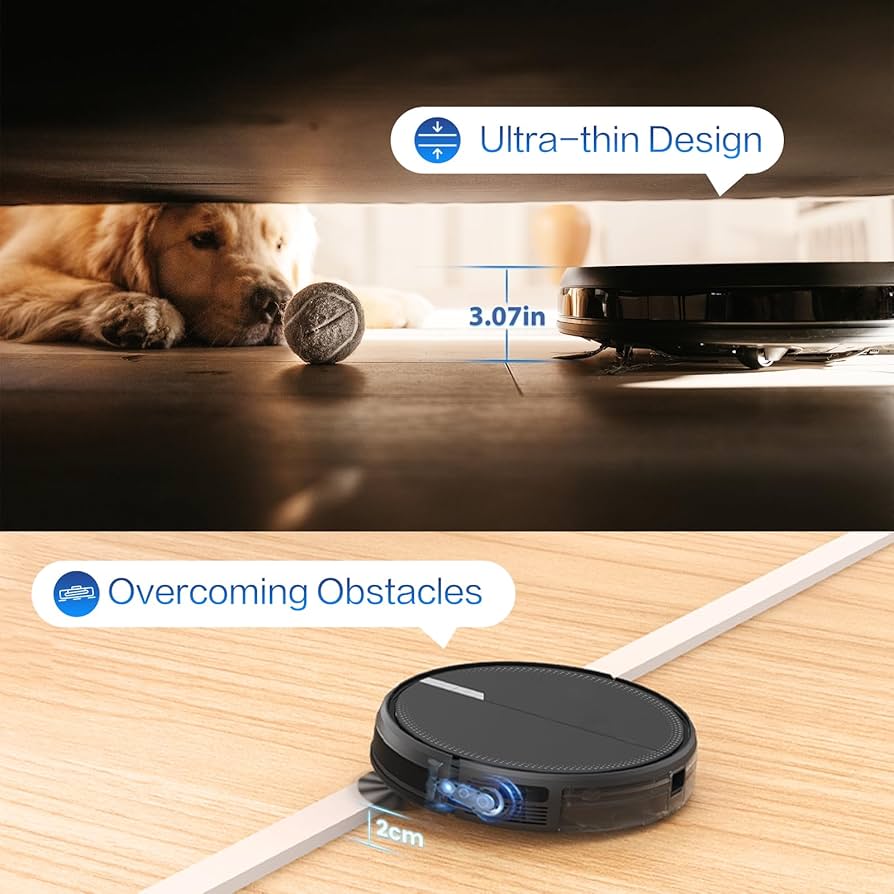 Amazon | ロボット掃除機 2800Pa 強力吸引 お掃除クリーナー 音量調節