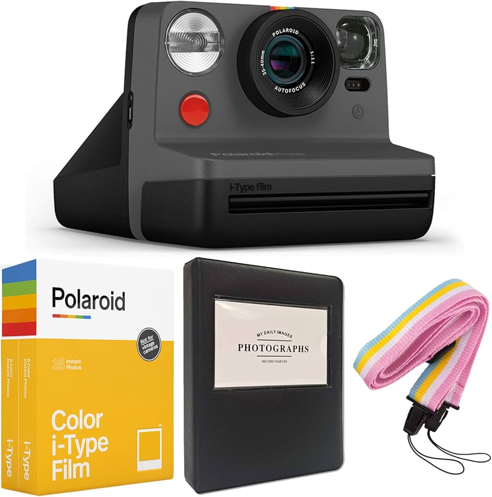Amazon.co.jp: Polaroid Now i-Type インスタントカメラ - ブラック +