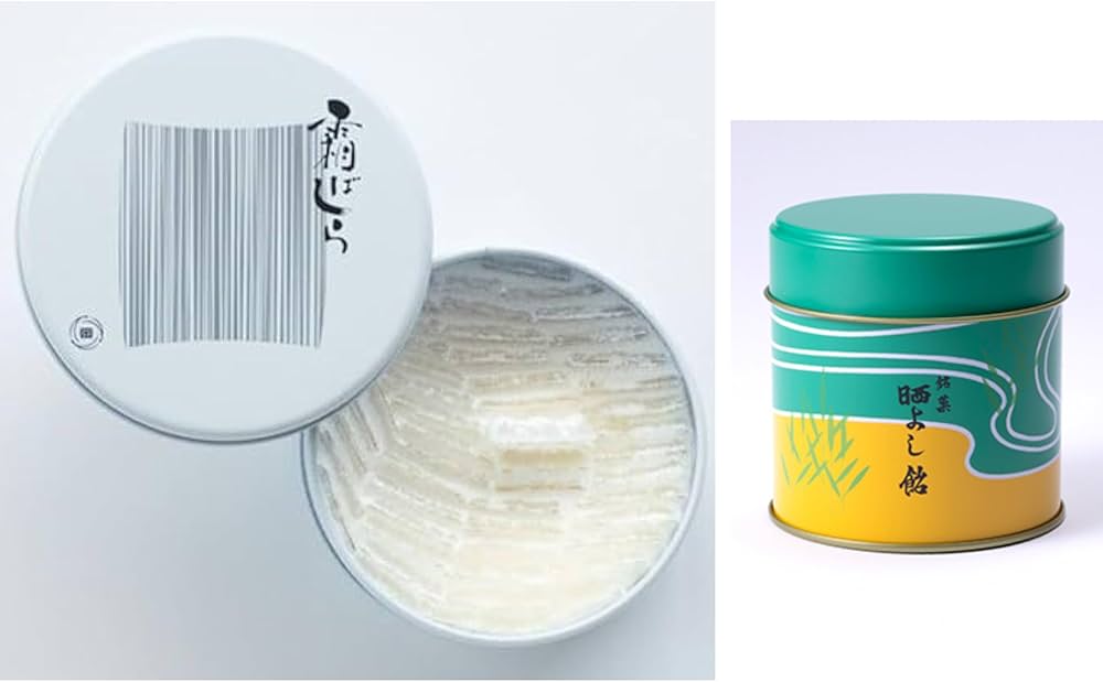Amazon.co.jp: 九重本舗玉澤 霜ばしら 40g ＆ 晒よし飴35g (さらし