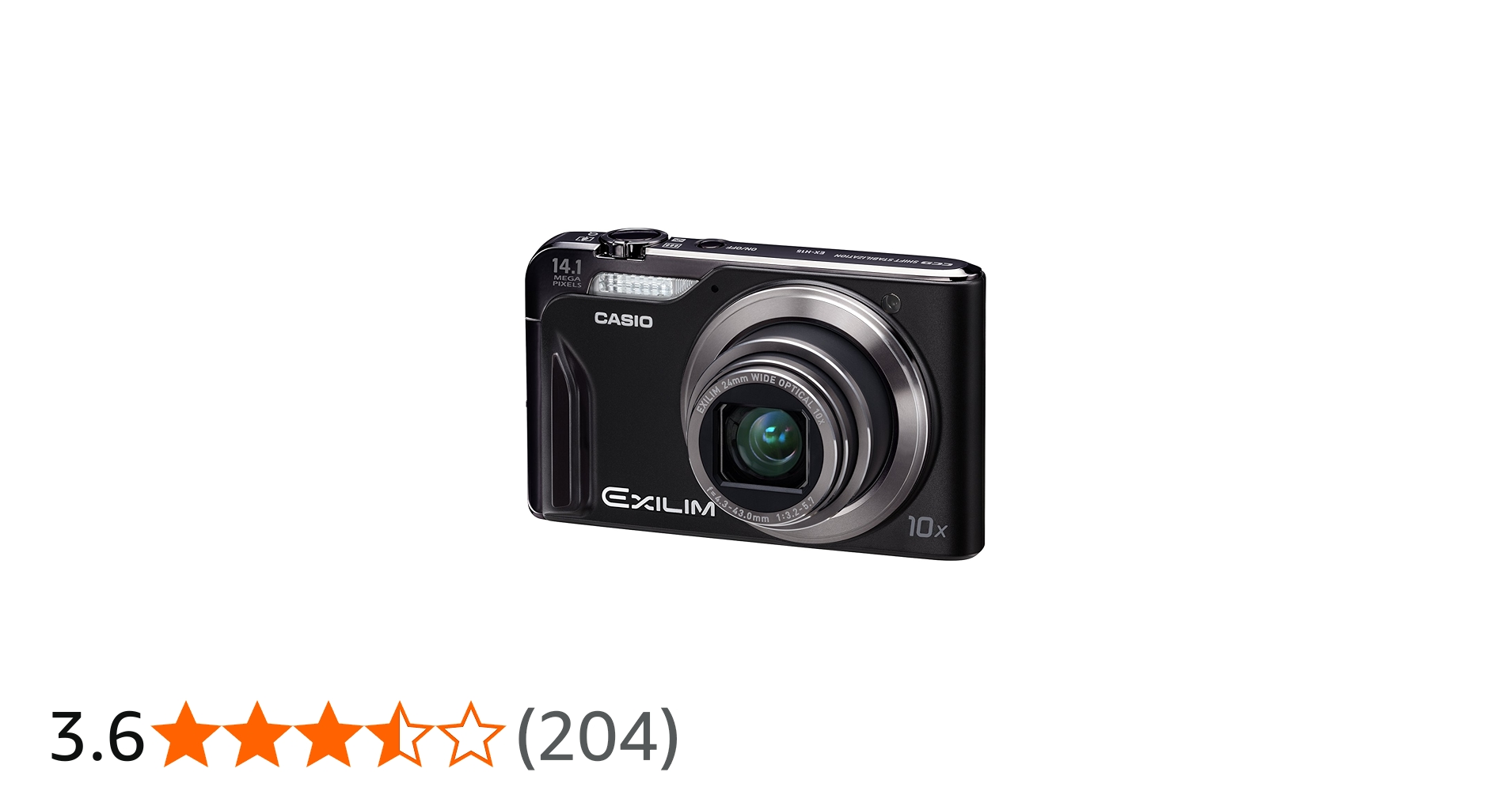 Amazon | カシオ計算機 カシオ デジタルカメラ EXILIM EX-H15BK