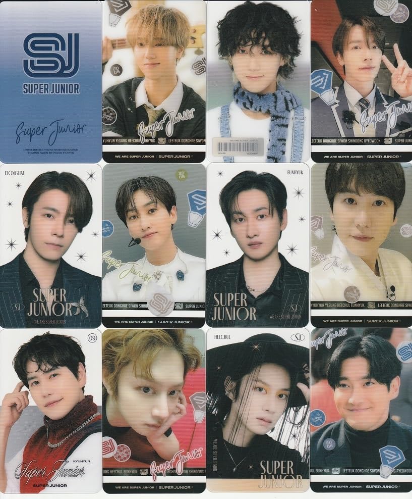 Amazon.co.jp: New！□SuperJuniorスーパージュニア□写真付透明カード