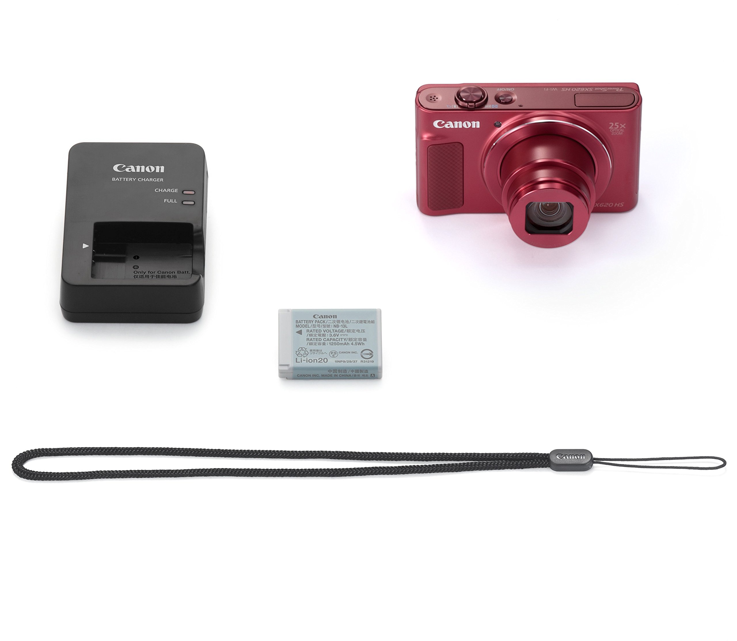 Amazon | Canon コンパクトデジタルカメラ PowerShot SX620 HS レッド