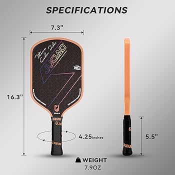 Amazon.co.jp: JUCIAO ピックルボールパドル T700 カーボンファイバー