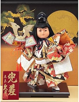 Amazon | 久月official 五月人形 武者人形ケース飾り 兜差 3G-M23-Z