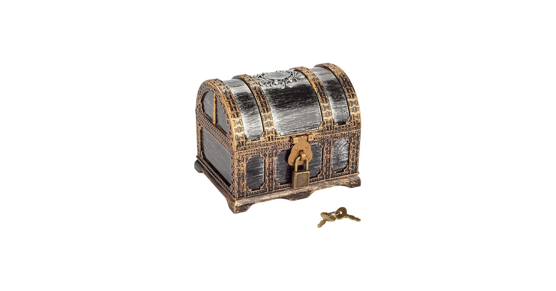 Amazon｜海賊宝箱 宝箱 レトロ 小物入れ 宝石 置物 オブジェ