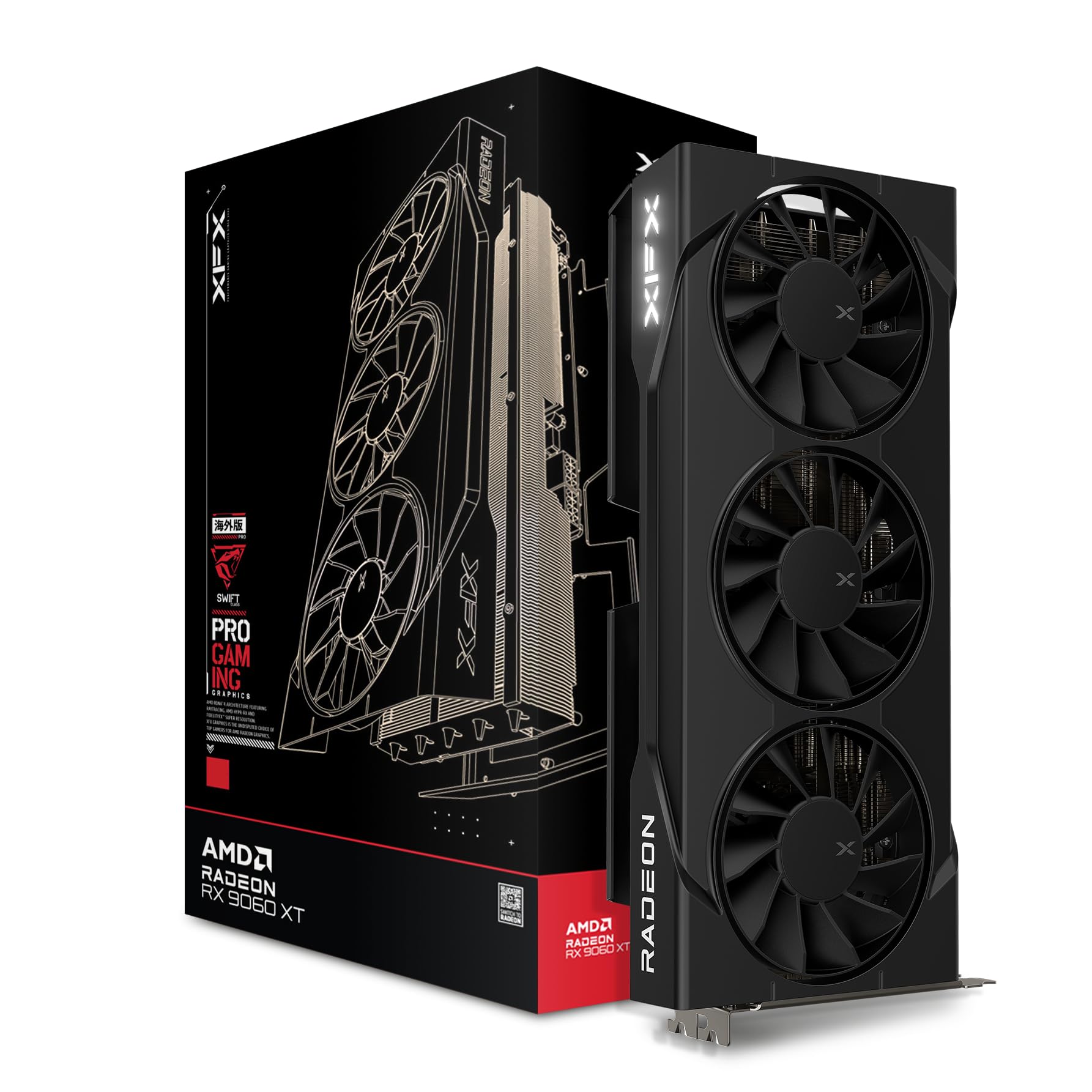 Amazon.com: XFX Swift AMD Radeon RX 9060 XT OC Triple Fan Gaming