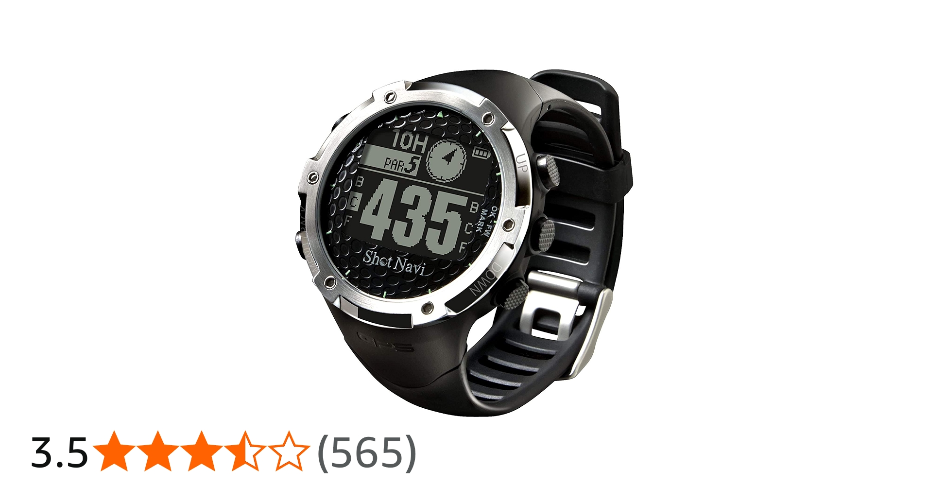 Amazon | ショットナビ(Shot Navi) ゴルフナビ GPS 腕時計型 ブラック
