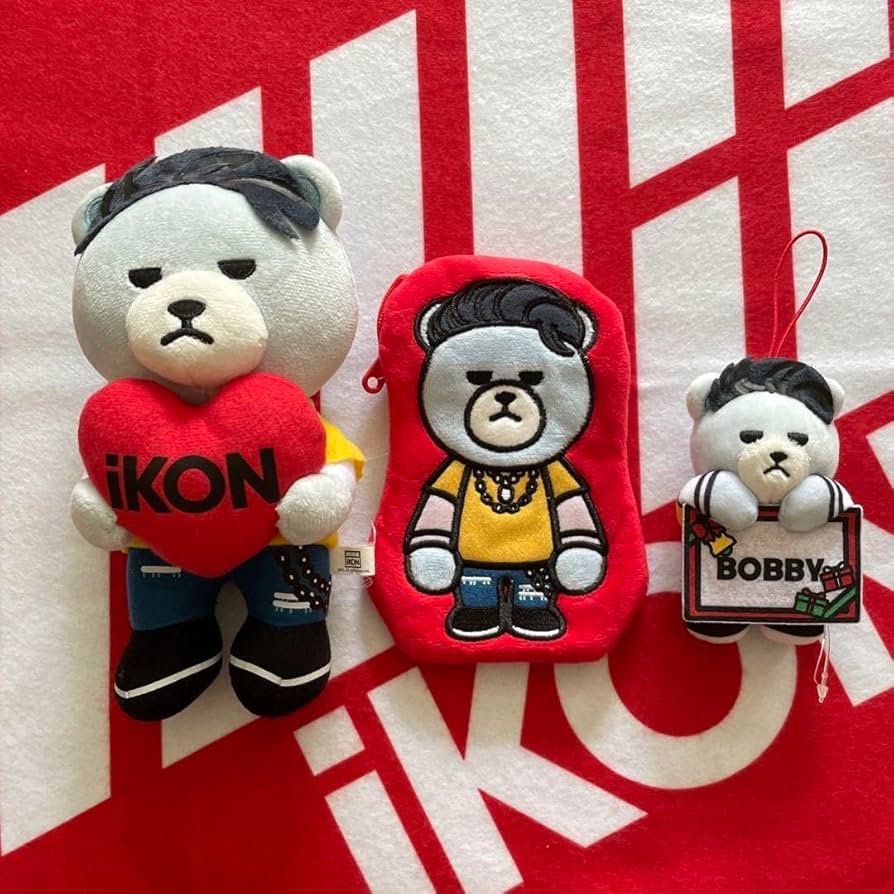 Amazon.co.jp: iKON KRUNK ぬいぐるみ マスコット BOBBY バビ : おもちゃ