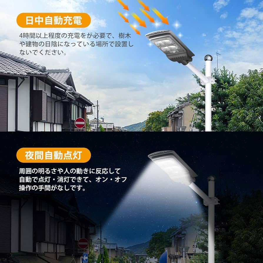 Amazon.co.jp : 【2025年最新改良】SATADA led 街灯 ソーラー ライト