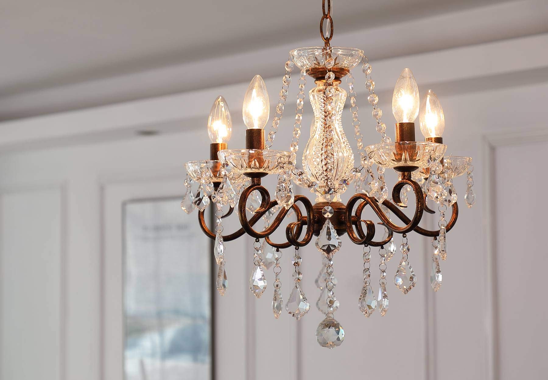 Amazon.co.jp : Saint Mossi シャンデリア クリスタル クリスタル 調