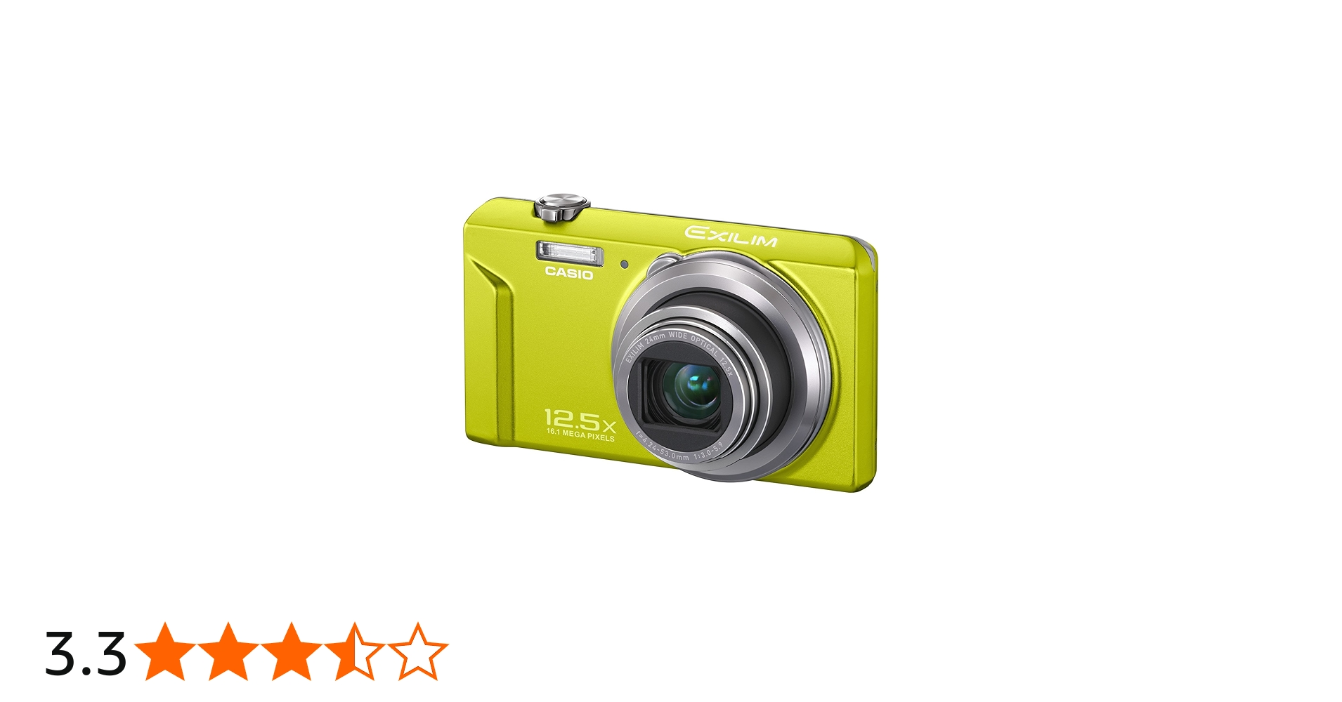 Amazon | CASIO デジタルカメラ EXILIM 1610万画素 12.5倍 グリーン EX