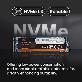 Amazon | MMOMENT MT34 512GB NVMe M.2 2280 内蔵SSD PCIe Gen3x4