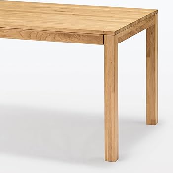 Amazon.co.jp: 無印良品 木製テーブル オーク材 幅140×奥行80×高さ72cm