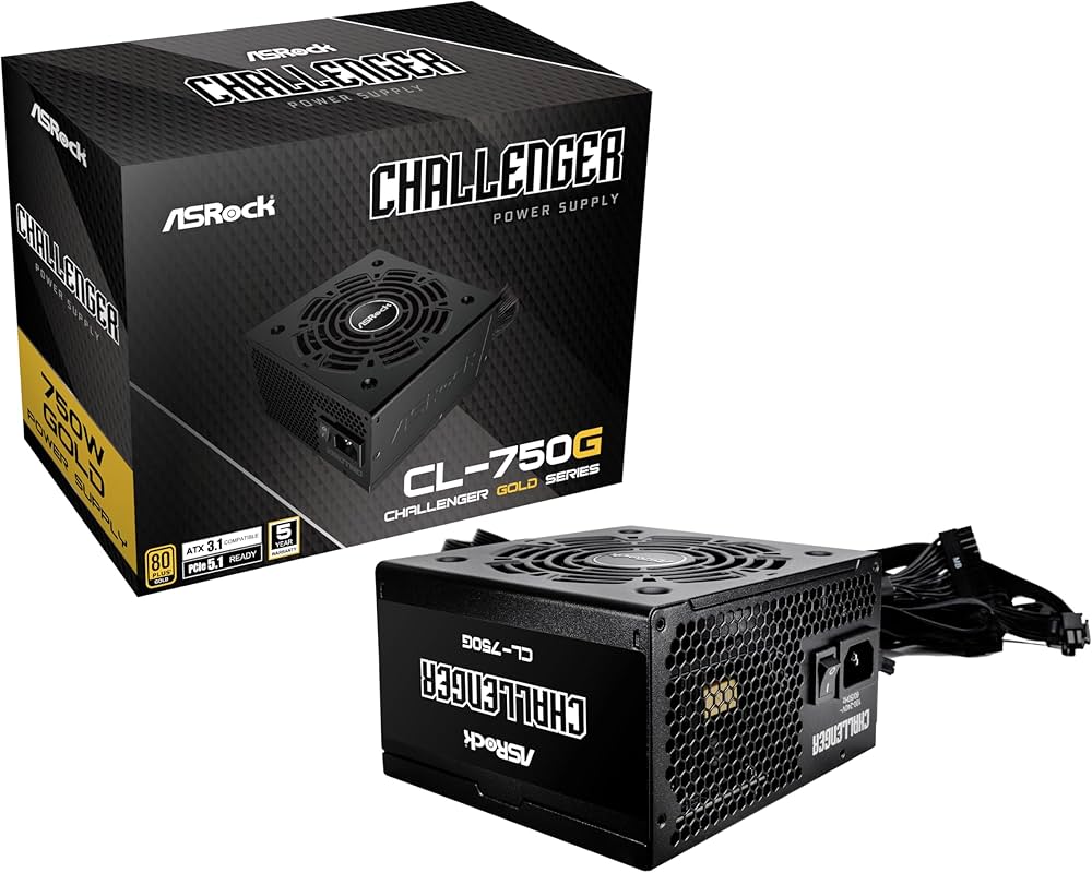 Amazon | ASRock Challenger 次世代GPU対応 PC電源ユニット 750W PCIe5