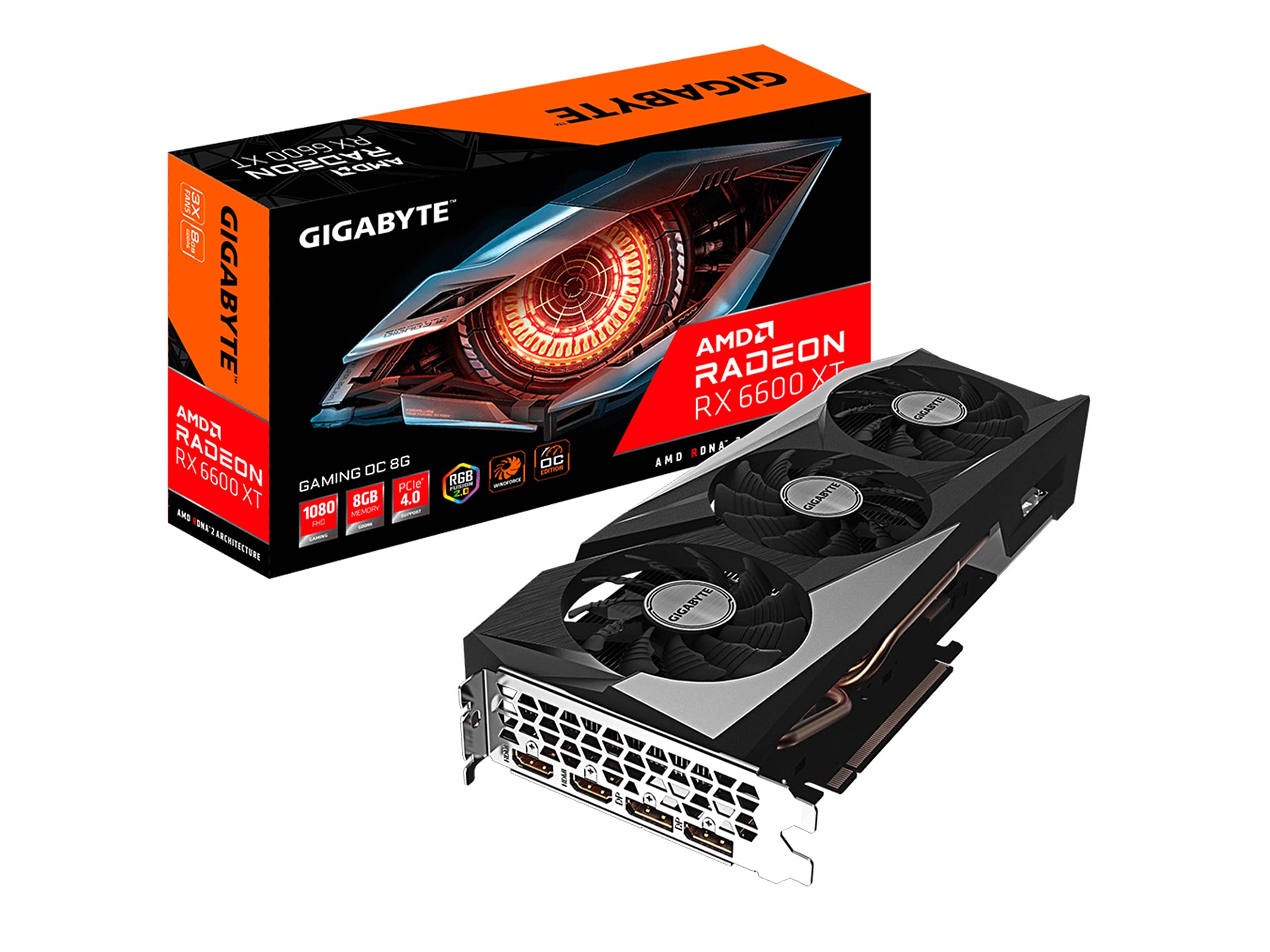 Amazon.com: Gigabyte Radeon RX 6600 XT Gaming OC 8G Graphics Card