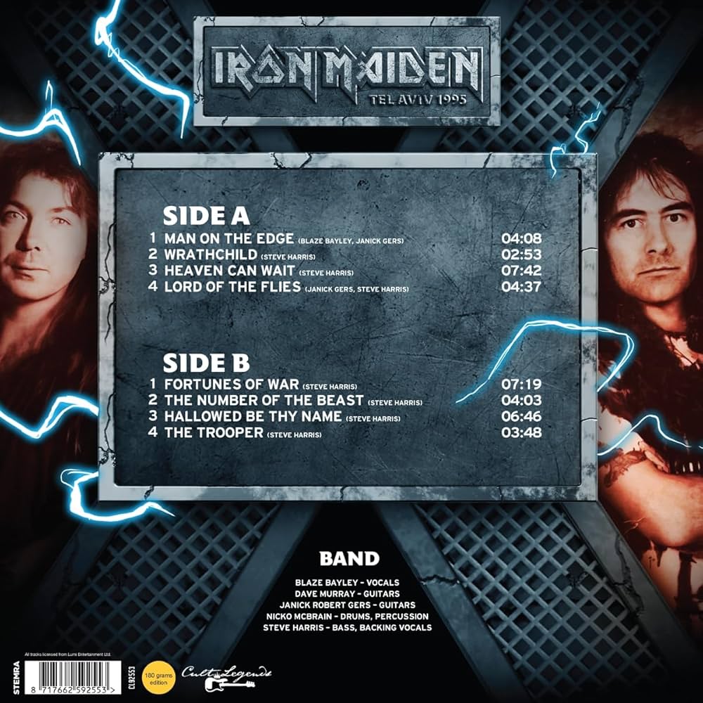 Iron Maiden - Iron Maiden - Tel Aviv 1995 (180g) - Vinyl LP