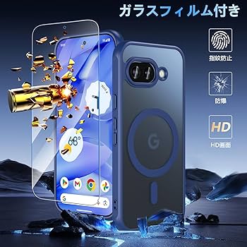 Amazon.co.jp: OWKEY Google Pixel 9a ケース 【ガラスフィルム付き