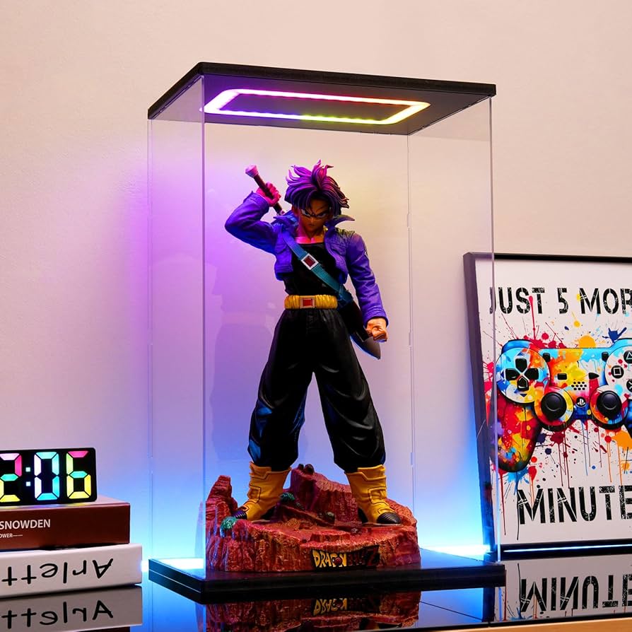 Amazon.com: AZEYN Clear Acrylic Display Case with Light for Gundam