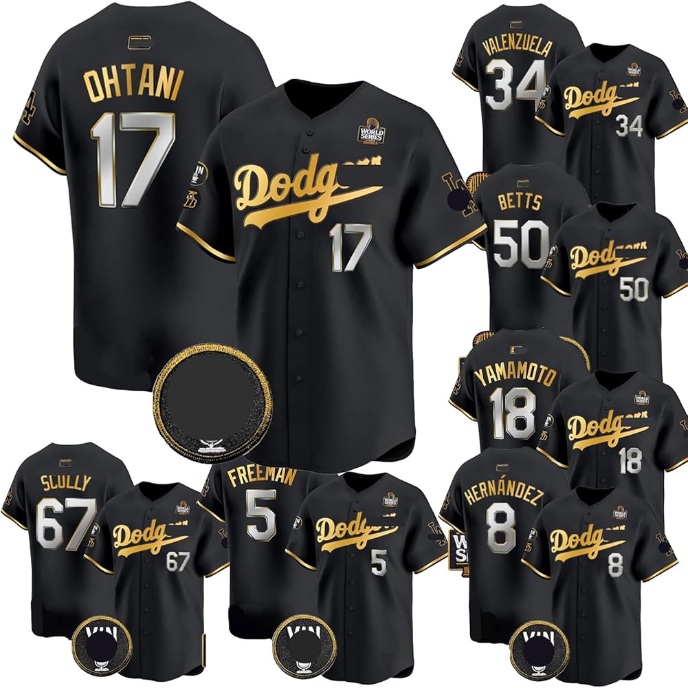Amazon.co.jp: [EESDCOS] ドジャース ブラックゴールド 2024WS優勝