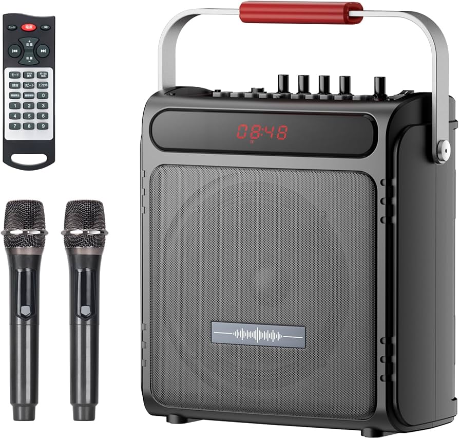 Amazon | Moon River スピーカーセット カラオケセット 拡声器