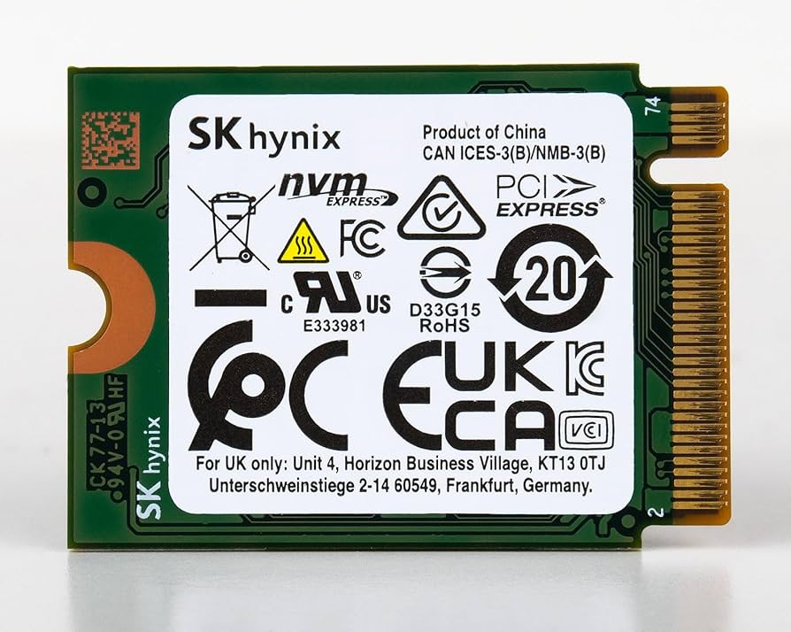 SK Hynix CUK Hynix BC511 (HFS256GEJ3X108N) 256GB Gen4 M.2 2230