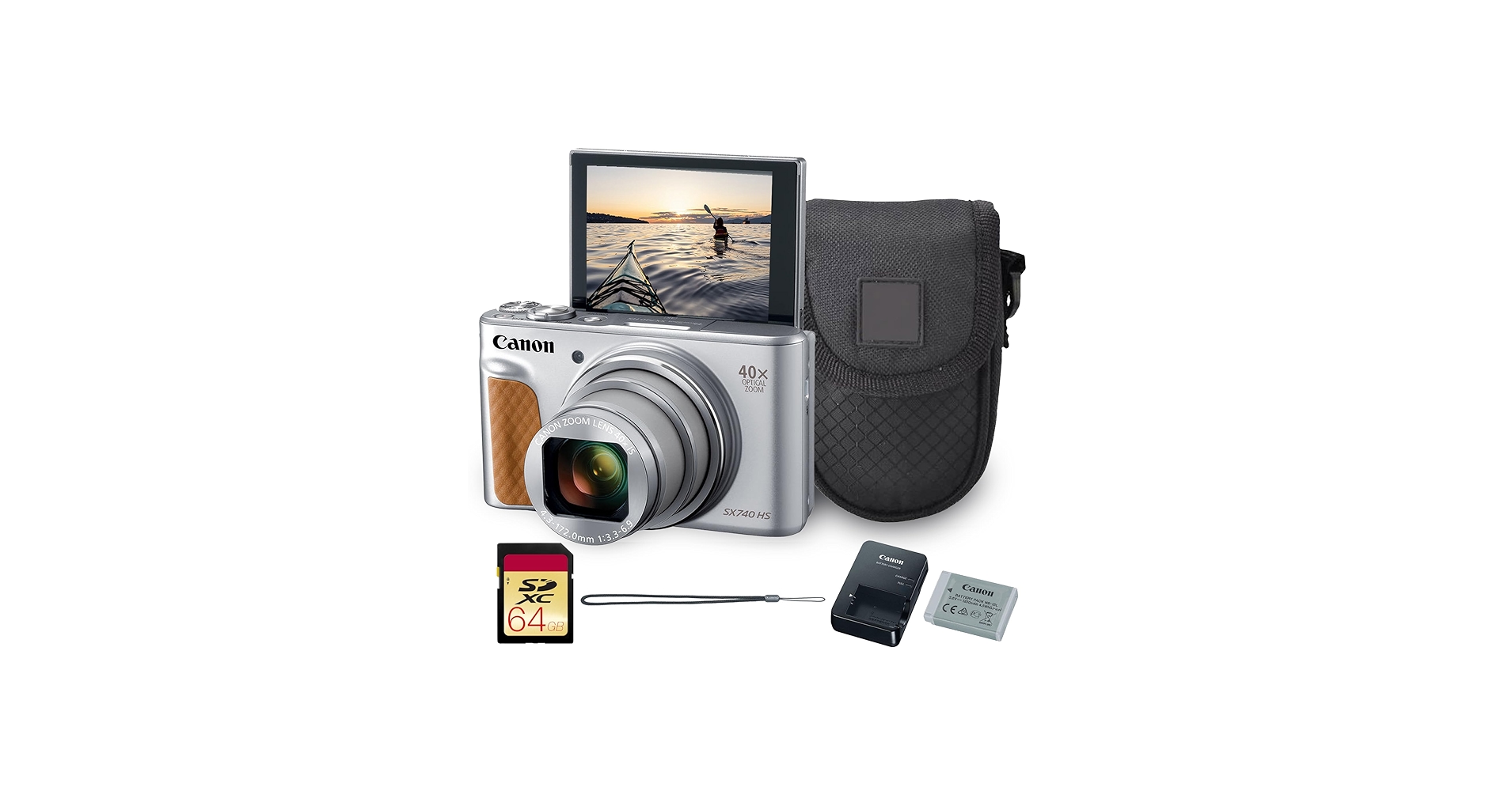 Amazon.com : Canon PowerShot SX740 HS Digital Camera (Silver