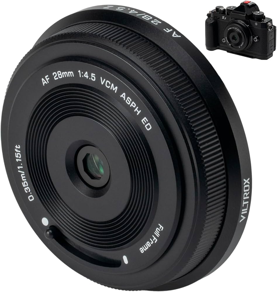Amazon.co.jp: VILTROX 28mm F4.5 Z ニコン Zマウントレンズ用、AF