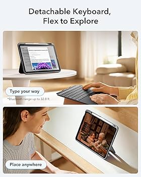 Amazon.com: ESR for iPad Air 11 Inch Case with Keyboard M4/M3/M2