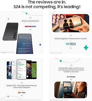 Samsung Galaxy S24 5G AI Smartphone (Cobalt Violet, 8GB, 256GB