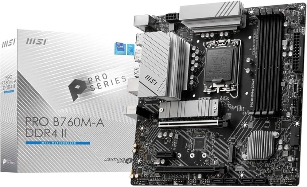 Amazon.co.jp: MSIマザーボード PRO B760M-A DDR4 II 第14/13/12世代