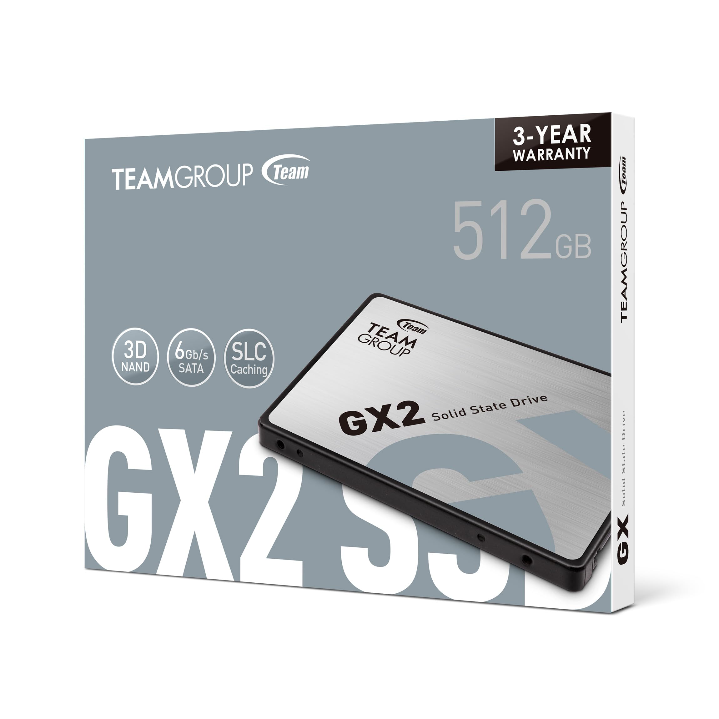 Amazon.com: TEAMGROUP GX2 512GB 3D NAND TLC 2.5 Inch SATA III