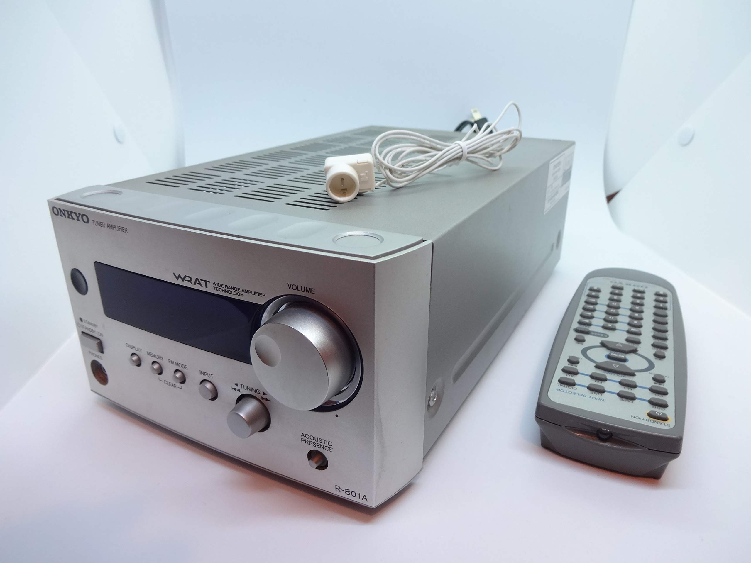 Amazon.co.jp: ONKYO INTEC155 FM/AMチューナーアンプ 24W+24W R-801A