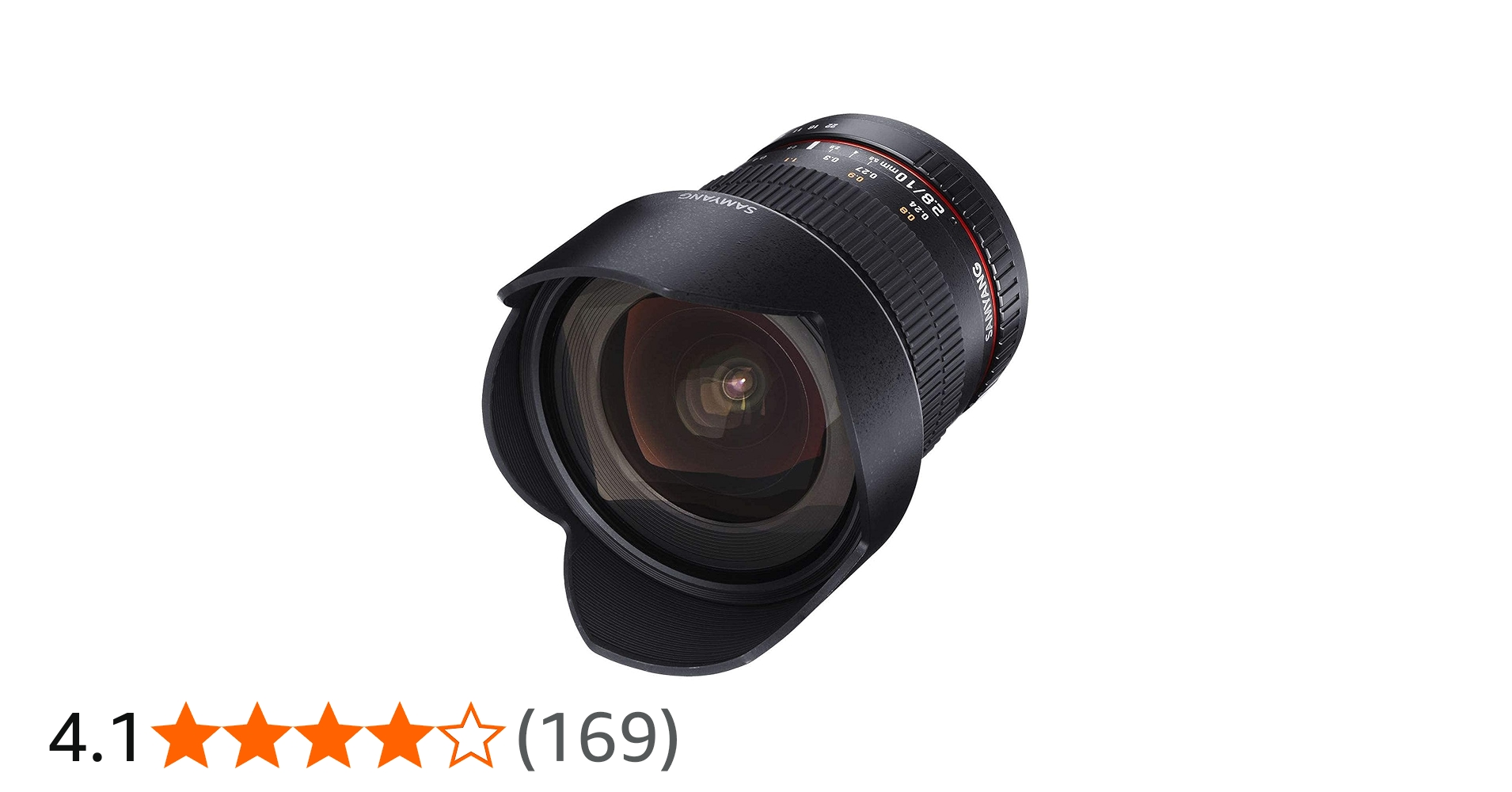 Amazon | SAMYANG 単焦点広角レンズ 10mm F2.8 ソニー αA用 APS-C用