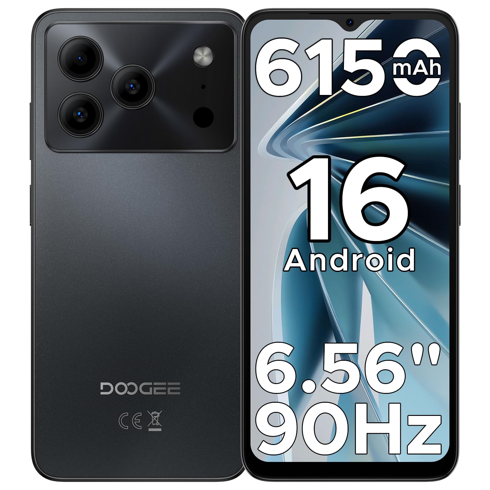 Amazon | 【最新 Android 16 スマホ】 DOOGEE Note56 Android16 SIM