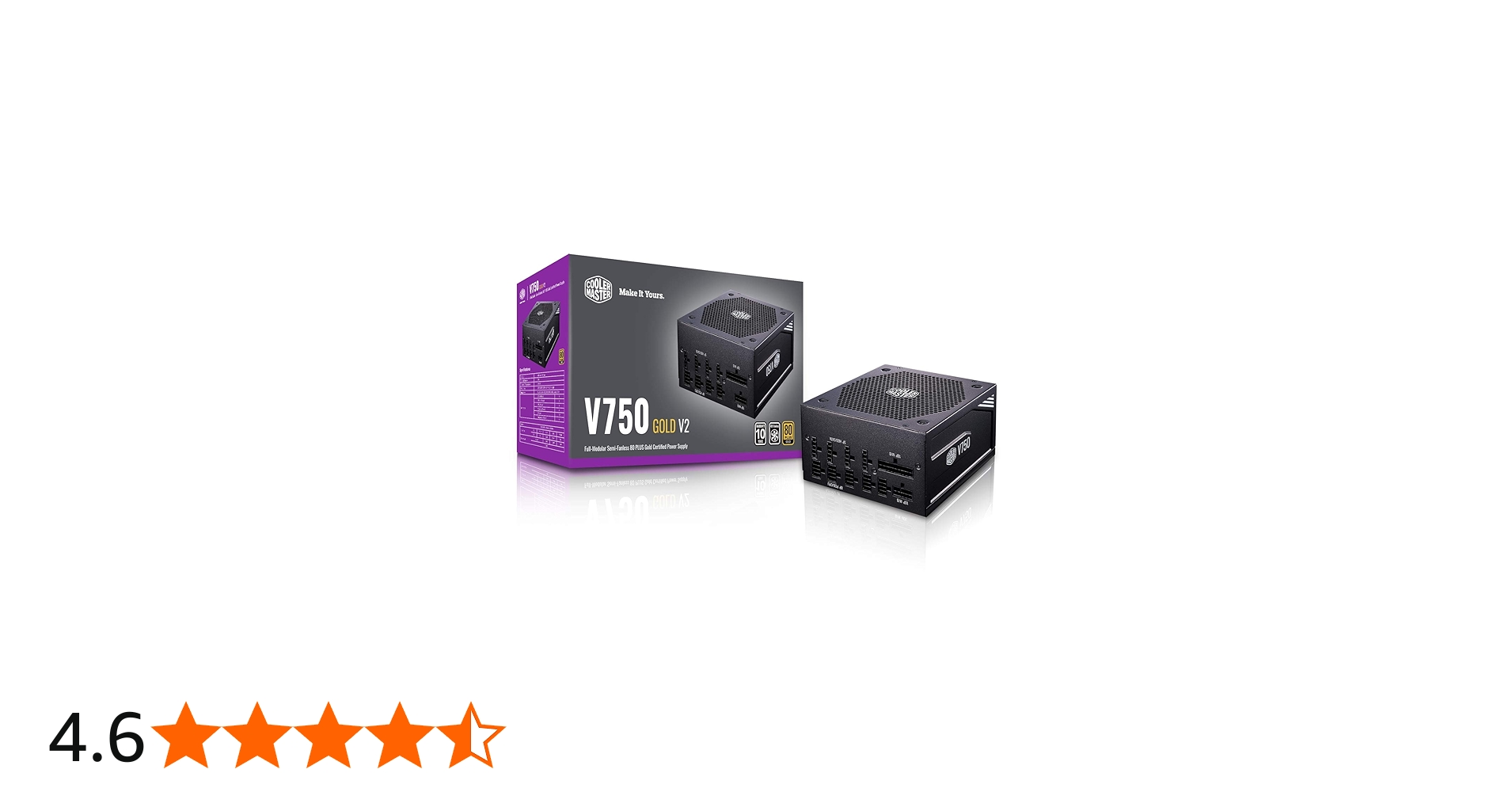 Amazon | Cooler Master V750 GOLD V2 750W PC電源ユニット 80PLUS