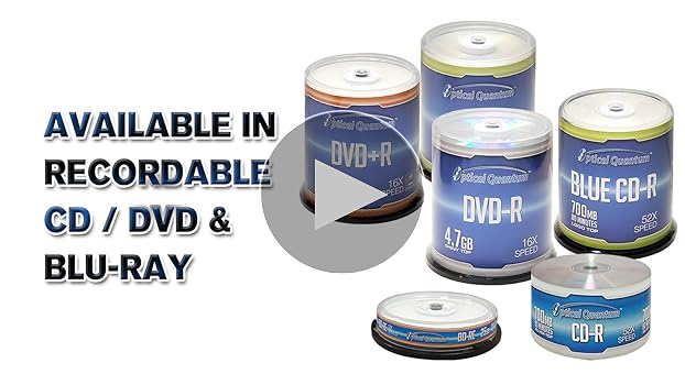 Amazon.com: Optical Quantum 8X 8.5GB Double Layer DVD+R DL