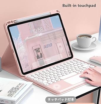 Amazon.co.jp: 360度回転式 iPad 10 2022 /iPad 11 2025 キーボード