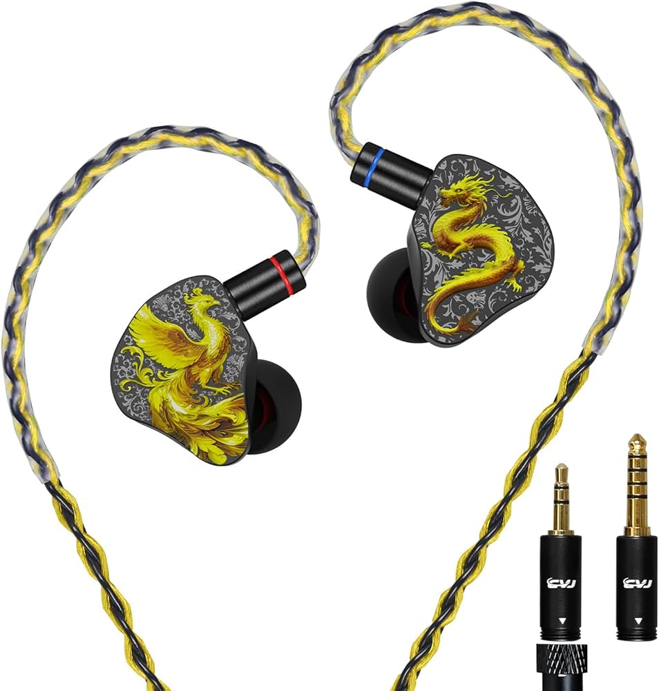 Amazon.co.jp: CVJ-MYTHERA IEM イヤモニ風イヤホン、カナル型イヤホン