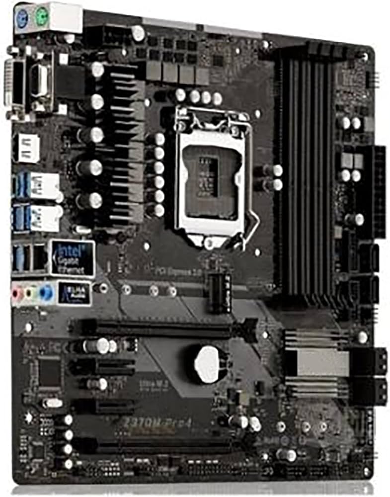 Amazon | マザーボードfit for ASRock Z370M Pro4 LGA 1151 DDR4 Z370