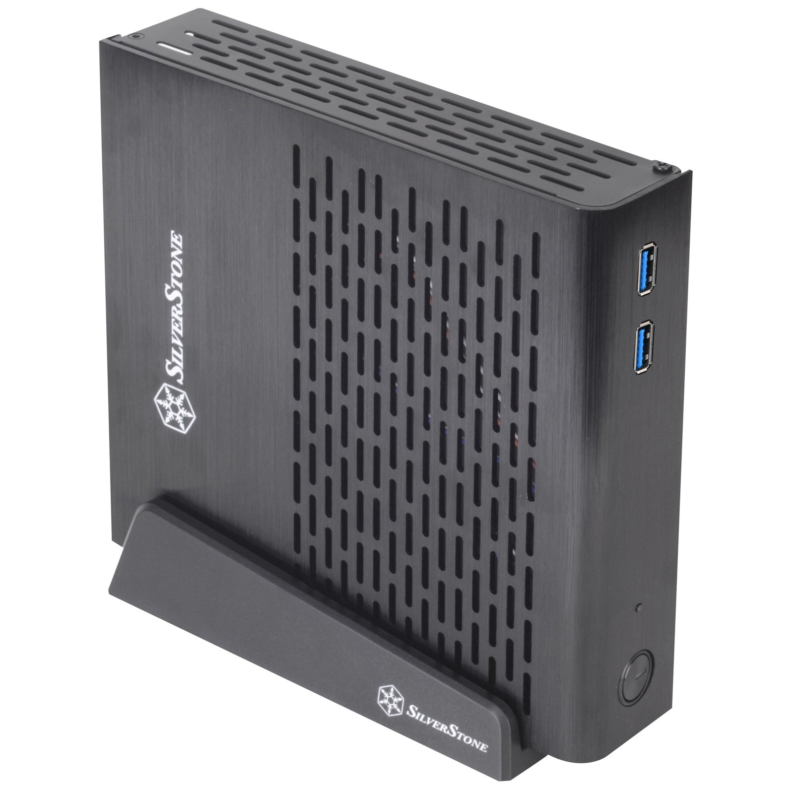 Amazon | SilverStone Thin Mini-ITXケース ブラック SST-PT13B-USB3.0