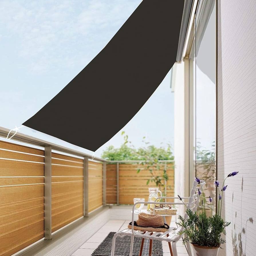 Amazon.co.jp: 日よけ シェード 1M x 2M 耐久 UVカット 防水 窓用