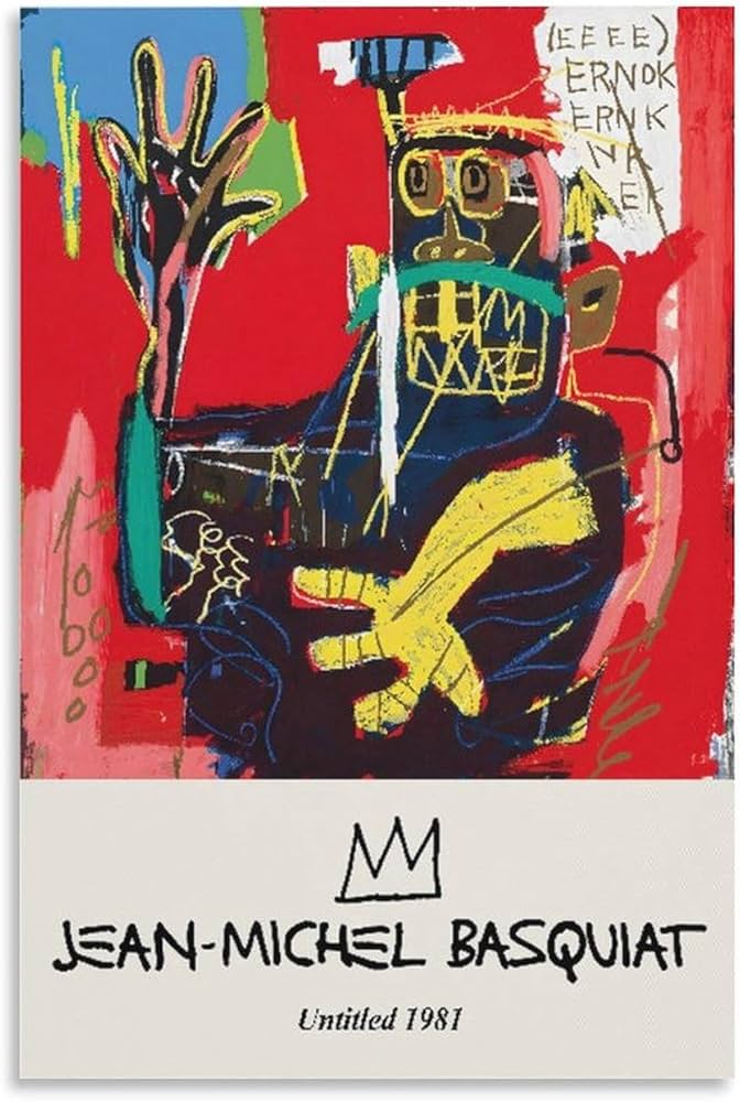 Amazon.co.jp: ジャン＝ミシェル・バスキア Basquiat Untitled 1981