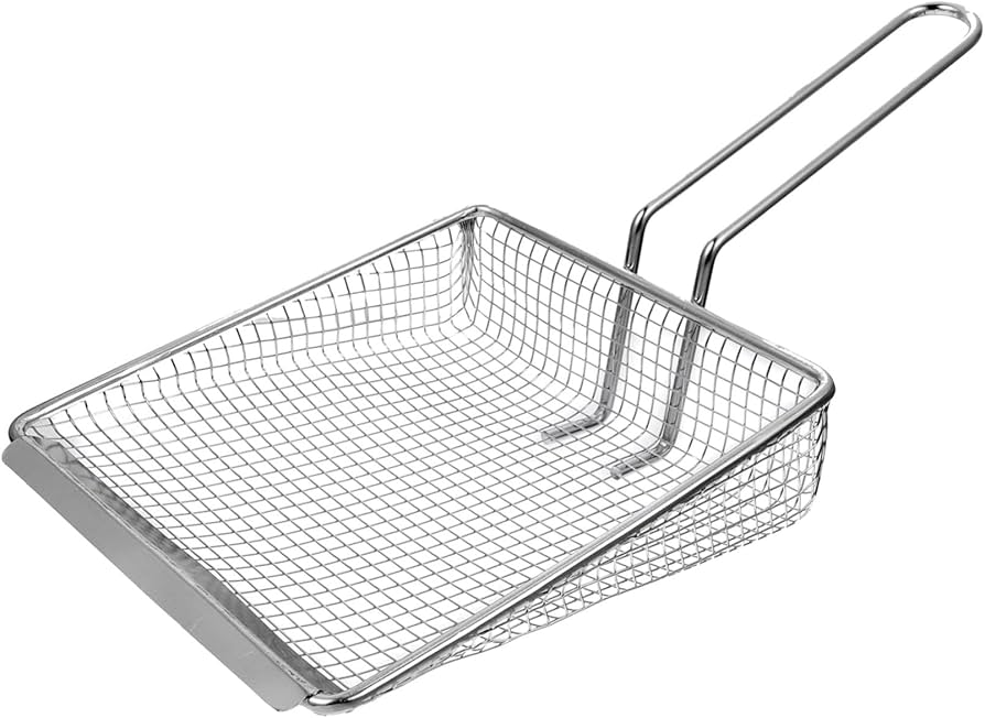Amazon | FELTECHELECTR ステンレス製フライバスケット メッシュ
