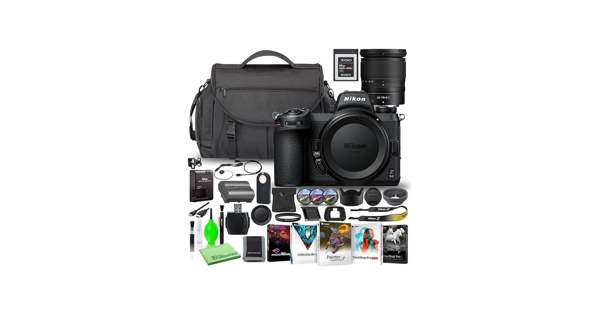 Amazon.com : Nikon Z 6II 24.5MP Mirrorless Digital Camera with 24