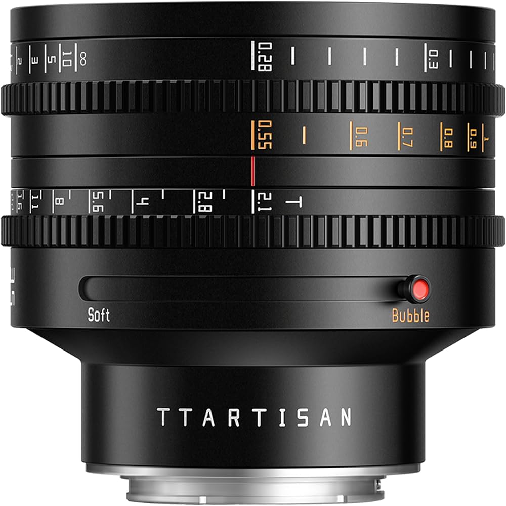 Amazon.co.jp: TTArtisan 35mm T2.1 デュアルボケシネレンズ フル