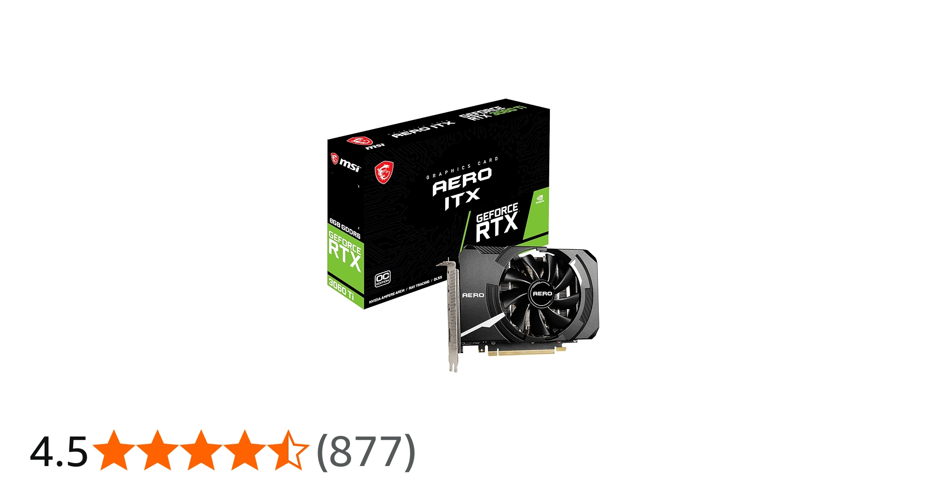Amazon.co.jp: MSI GeForce RTX 3060 Ti AERO ITX 8G OC LHR Graphics